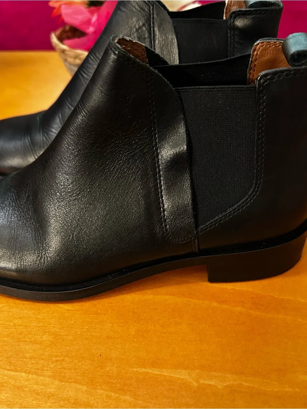 Topshop Black Leather Chukka Boots for Men